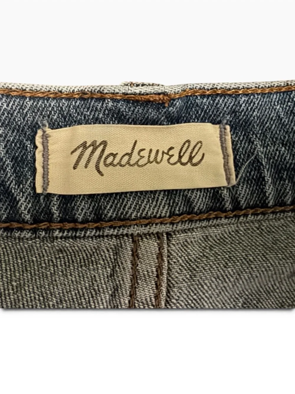 Madewell The Perfect Vintage Jean 24 High Rise Crop Slim Straight Light Wash